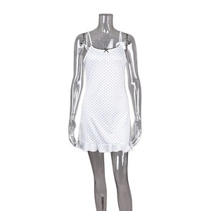 Pigiama <span class=keywords><strong>da</strong></span> donna in raso di poliestere personalizzabile ODM, senza maniche, con pantaloni e vita elasticizzata - Tessuto morbido e liscio per - Product Image 5