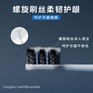 Cepillo de Dientes para Adultos de Cabeza Ancha con Doble Poder de Limpieza, Tecnología en Espiral, Cerdas Suaves, Estética, Empaquetado Individualmente - Product Image 3