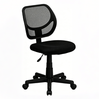 Chaise de bureau ergonomique pivotante à 360 degrés, moderne, en maille de nylon, revêtement en métal avec finition mate, hauteur réglable