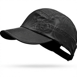 Unisex Black 6-Panel Sports Cap Adjustable Breathable Mesh Outdoor Casual <b>Hat</b> Spring <b>Summer</b> - Product Image 1
