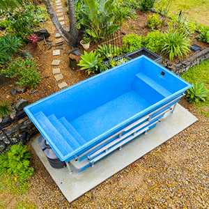 Luxury Rectangular Acrylic Window Fiberglass SPA Pool Freestanding Above Ground Villa Swim Pool <b>frame</b> pool - Product Image 5
