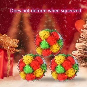 Entrega Rápida, Juguete de Peluche para Mascotas con Sonido Navideño, Bola de Peluche Interactiva, Ecológica, No se Deforma - Product Image 4