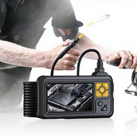 Endoscope Full HD 1080P avec sonde de 8,5 mm, caméra d'inspection étanche IP67, écran IPS de 4,3 pouces, pour moteur de voiture, égouts, canalisations