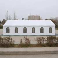 Carpa para Eventos al Aire Libre de Gran Tamaño, Tipo Tubo de PVC Resistente, Impermeable y Resistente al Viento, Diseño Portátil para Ceremonias y Fiestas