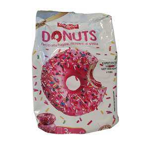 Donuts fourrés aux fraises Fresh Fragola G.180X6 180g - Délicieux desserts - Product Image 1