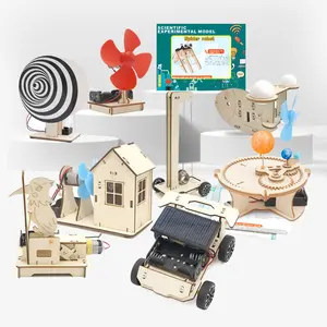 Giocattoli modello in legno a vapore fai da te STEM Kit puzzle 3D esperimenti scientifici ingegneria giocattoli educativi da costruzione per bambini di età compresa tra 8-12
