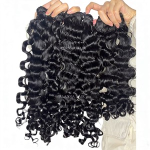 <span class=keywords><strong>Capelli</strong></span> Ricci di Alta Qualità, Ciocche di <span class=keywords><strong>Capelli</strong></span> Umani Vergini Cambogiani con Cuticole Allineate, da 14 a 30 Pollici - Product Image 2