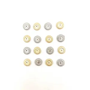 CCB圆形扁平间隔珠配件，用于DIY珠宝制作