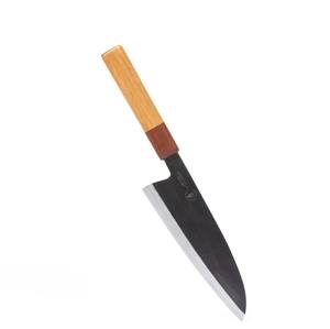 Couteau de cuisine Tall Petty 130, couteau forgé à la main, manche de couteau de chef, ressort à feuille russe - Acier au carbone, durable, en stock - Product Image 2