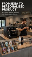 Commercial A4 UV Printer for Phone Case Crystal Label USA Mexico DDP XP600 2 in 1 Flatbed Machine for Small Business
