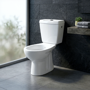 WC en céramique de luxe doré, de haute qualité, à siphon, deux pièces, pour salle de bain, fabriqué en Inde - Product Image 6