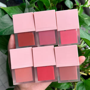 บลัชออนเนื้อลิควิดสีชัดติดทนนานกันน้ำ 6 สี พร้อมโลโก้สั่งทำ บลัชออนเนื้อครีม คอนทัวร์ ลิปกลอส แบรนด์ส่วนตัว - Product Image 2