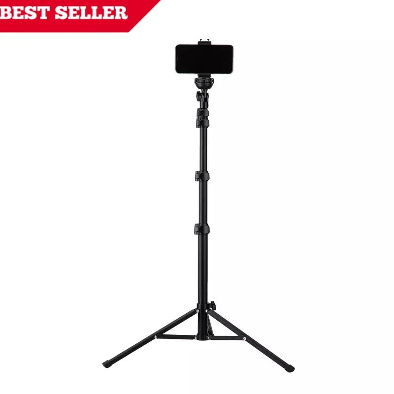 High Quality Selfie Stick Tripod Live Streaming Cell Phone Tripod for Ring Light