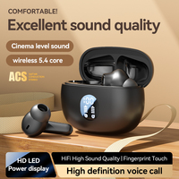 Earbuds TWS M69 Laris Manis 2026, Headphone Nirkabel 5.4, Headset Gaming, Suara Stereo Musik, Earphone In-ear