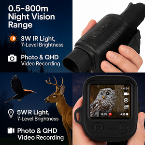 Caseeda NV-S7 850nm Infrarot Nachtsicht Mon okular 10x Digital Zoom Nachtsicht brille Wärme bild kamera für die Jagd - Product Image 3