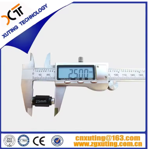 Digital Vernier Caliper dengan LCD elektronik Altimeter mikrometer penggaris plastik 0-150mm 0-100mm DIY OEM alat tangan untuk mengukur - Product Image 4