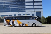 China Foton 2025 Diesel 55 65 sièges, bus de luxe de transport, bus de ville touristique