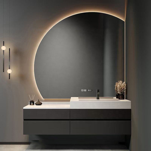 조지 그룹 현대 스타일 싱크대 캐비닛 방수 침실 가구 세트와 최신 벽걸이 형 욕실 세면대 - Product Image 5