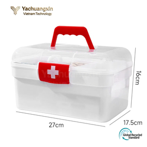 ชุดปฐมพยาบาลกลางแจ้ง กล่องยาความจุขนาดใหญ่ กล่องใส่ยาแบบพกพา - Product Image 4