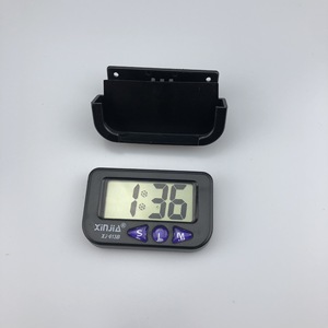 Xinjia XJ-613B Electronic Clock Large Digits Adhesive Backed Battery Powered Plastic Frame For Car Dashboard - Product Image 3