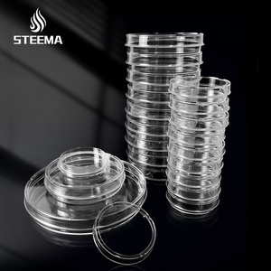 Venda Direta Da Fábrica Pratos De <span class=keywords><strong>Petri</strong></span> De Alta Qualidade Premium Placa De Cultura Descartável Estéril Plástico para Pesquisa Médica - Product Image 1