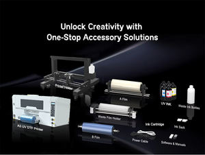 구삼 원 프린트 헤드 Dx7 30cm <span class=keywords><strong>A3</strong></span> 롤 롤 롤 Uv DTF 전송 스티커 프린터 유리 컵 용 작은 병 금속 인쇄 - Product Image 5