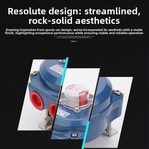 Caja de interruptor de límite para actuador de válvula eléctrica a prueba de explosiones, indicador de posición de válvula de aleación de aluminio para válvulas de control - Product Image 5