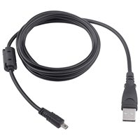Cable de Datos USB UC-E6 de Repuesto, Cable de Transferencia de Fotos Compatible con Cámaras Réflex Digitales Nikon Coolpix