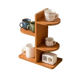 Cup holder/<b>storage</b> <b>rack</b>, multi-layer <b>storage</b> for desktop, living room, <b>kitchen</b> countertop, coffee cup/muzzle organizer, - Product Image 5