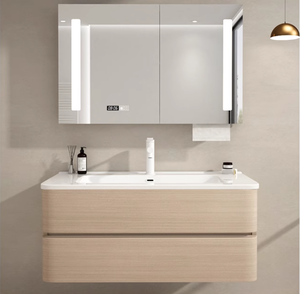 <span class=keywords><strong>อ่าง</strong></span>ล้างหน้าไม้อัดประหยัดพื้นที่เฟอร์นิเจอร์ห้องน้ำไม้สไตล์โมเดิร์น - Product Image 2