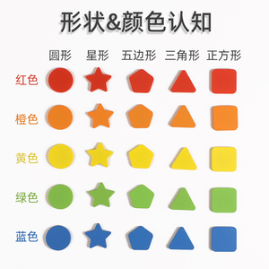 Forma in legno scatola di smistamento, colore di smistamento e forma di corrispondenza giocattolo educativo di apprendimento in età prescolare con colori vivaci - Product Image 6