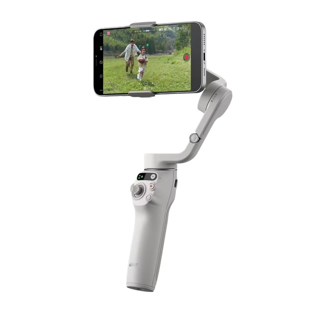 Osmo Mobile 6 Smartphone Gimbal 3- Anti-Shake Foldable Stabilizer Extension Rod Vlog Recording for 5.3 Follow Focus