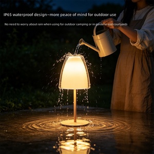 Lampe en forme de cône translucide, design premium, texture de qualité supérieure, alimentation par batterie, commande tactile, étanche, lampe LED sans fil pour chambre à coucher - Product Image 5