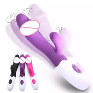 10 Speed Waterdichte Snelheid Vibrerende Dildo Siliconen Clitoris En G-Spot Konijn <span class=keywords><strong>Vibrator</strong></span> Dildo Voor Vrouwen Vrouw - Product Image 3