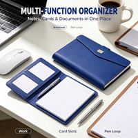 Carnet de notes en cuir PU A4/A5 avec reliure spirale personnalisée, pour impression de livres, agenda, journal, classeur à feuilles mobiles, fournitures scolaires, 96 feuilles