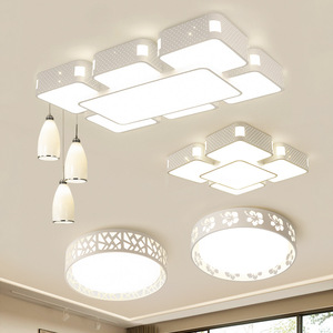 Juego de Lámparas de Techo LED Acrílicas Modernas y Elegantes para Sala de Estar o Dormitorio, Cobertura de 15-30 m² - Product Image 4