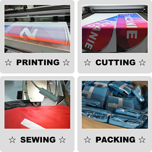 Tùy chỉnh 3x5 ft nhuộm thăng hoa in Polyester lụa cờ/biểu ngữ in logo có sẵn cho quảng cáo ngoài trời di động - Product Image 6