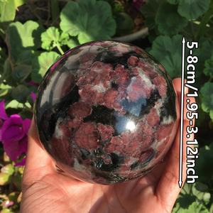 قطعة واحدة كروية عقيق طبيعي ، حجر كريستال ، كرة مبهرج للألعاب النارية ، بيع بالجملة ، شفاء ريكي ، ديكور منزلي - Product Image 3