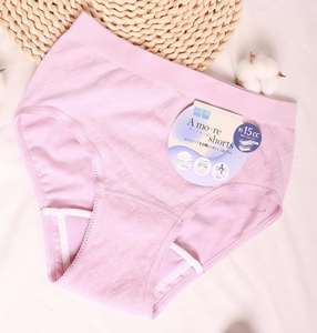 Braguitas Postparto Sin Costuras de Tiro Medio, Transpirables, de Algodón Ecológico, de Absorción Instantánea, Lavables, a Prueba de Fugas, con Protección Incorporada - Product Image 6