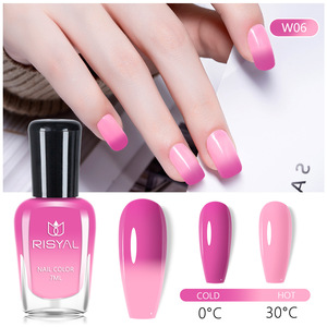 7ml Thermal Gradient Nail Polish Warm Tone Temperature Change Water Permeable Non-Baking Manicure Polish - Product Image 6