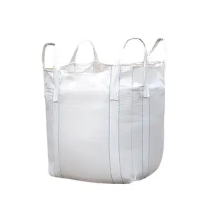 China Factory Direct Sales 1000kg 2400lbs Heavy Duty Big Bag Jumbo FIBC Ton Bags U-Panel PP Woven Q Bag For Filling Peanuts