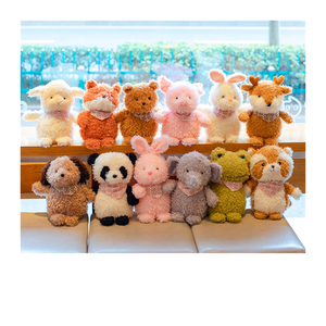 Lindo suave dulce bosque animales juguetes de peluche varios peludos compañero muñecas PP algodón relleno bordado personalizado para niños - Product Image 1
