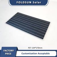 Fabricant professionnel de panneaux solaires monocristallins PET PERC de forme personnalisée, haute efficacité 22,4 % pour les capteurs