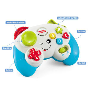 Jouet sensoriel pour le développement du cerveau des nourrissons, jeu vidéo d'imitation, jouet éducatif Montessori électrique pour bébés et tout-petits avec lumière et musique - Product Image 4