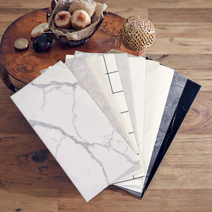 Tablero de pared SPC moderno, acanalado de PVC Panel, diseño 3D impermeable, sala de estar, Hotel, Exterior, Interior, pared, <span class=keywords><strong>TV</strong></span>, decoración de fondo - Product Image 1