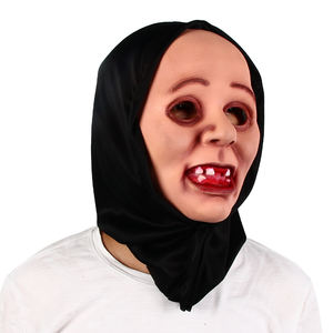 Máscara de <span class=keywords><strong>Bruja</strong></span> de Látex, Terrorífica, de Anciano, para Fiesta de Halloween, <span class=keywords><strong>Disfraz</strong></span> de Cosplay con Capucha - Product Image 6