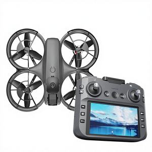 Drone en plastique avec 9-11 minutes d'autonomie de vol, portée de 120 mètres, grand écran de 4,5 pouces, évitement d'obstacles infrarouge et flux optique - Product Image 1