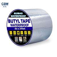 Bande de caoutchouc butyle GBW résistante aux intempéries et durable - Scellant imperméable haute résistance et écologique pour applications extérieures sur toitures et piscines