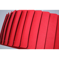 Luminaires suspendus acoustiques LED modernes en feutre PET, blanc chaud 3500K, CRI 90 élevé, DIY, garantie 5 ans pour la maison et le bureau