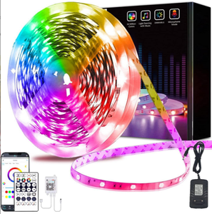 5V USB RGB Smart LED Strip Light Bluetooth APP 24‑Key IR Remote Control Flexible <b>TV</b> <b>Backlight</b> Ambient Decor LED Tape - Product Image 1